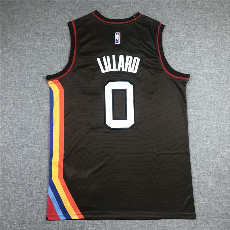 Men Portland Trail Blazers #0 Lillard 2021 Nike Game NBA Jerseys